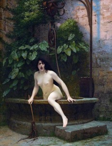 Truth Coming Out of Her Well. Jean-Leon Gerome, 1896.